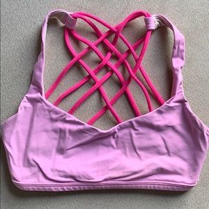 Lululemon free to be pink sports bra